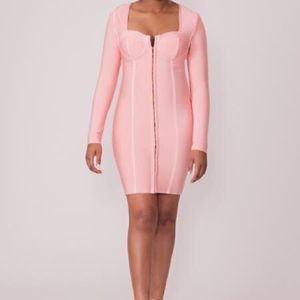 Pink Bodycon Dress